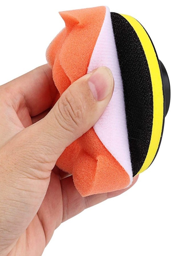 Kaneonna 11 Pcs 3 Inch Sponge Polishing Pad Kit, Car Polishing Pad, Wool Polisher Case with Drill Car Foam for Sanding and Polishing, Assorted - Image 3